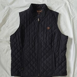 Ariat Lined Black Vest. XL